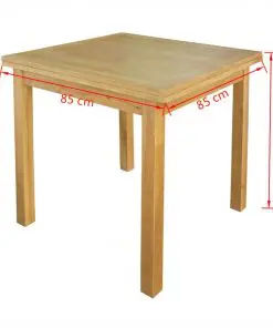vidaXL Extendable Table Oak 170x85x75 cm