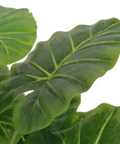 vidaXL Artificial Taro Plant with Pot 70 cm Green