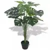 vidaXL Artificial Monstera Plant with Pot 70 cm Green vidaXL Artificial Monstera Plant with Pot 70 cm Green