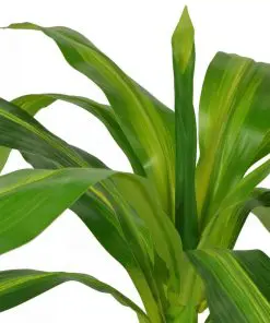 vidaXL Artificial Dracaena Plant with Pot 100 cm Green