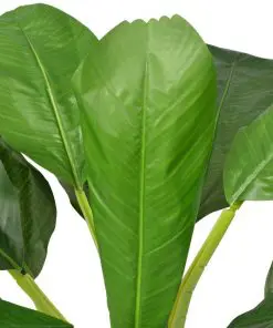 vidaXL Artificial Banana Tree Plant with Pot 150 cm Green