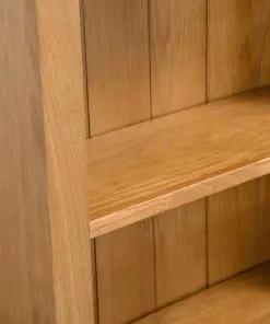 vidaXL 6-Tier Bookcase 80×22,5×180 cm Solid Oak Wood