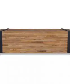 vidaXL Coffee Table Teak 110x45x35 cm