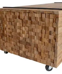 vidaXL TV Stand Teak 150x30x30 cm