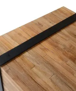 vidaXL TV Stand Teak 150x30x30 cm