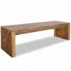 vidaXL TV Stand Erosion Teak 120x35x35 cm