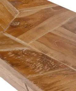 vidaXL TV Stand Erosion Teak 120x35x35 cm