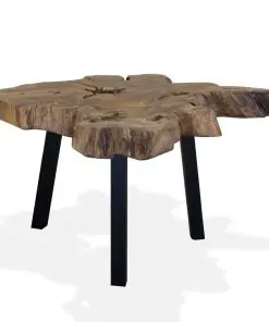 vidaXL Coffee Table Genuine Teak 80x70x38 cm