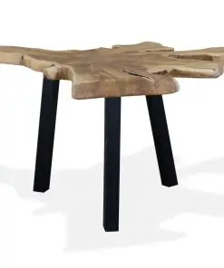 vidaXL Coffee Table Genuine Teak 80x70x38 cm