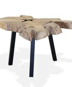 vidaXL Coffee Table Genuine Teak 80x70x38 cm
