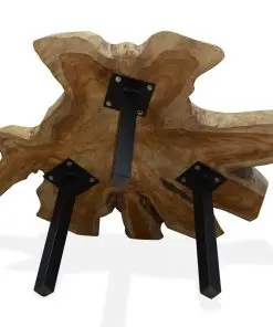 vidaXL Coffee Table Genuine Teak 80x70x38 cm