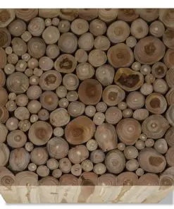 vidaXL Coffee Table Genuine Teak 50x50x35 cm