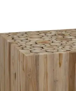 vidaXL Coffee Table Genuine Teak 50x50x35 cm