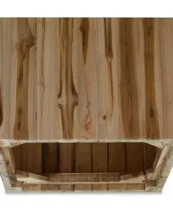 vidaXL Coffee Table Genuine Teak 50x50x35 cm