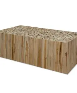 vidaXL Coffee Table Genuine Teak 90x50x35 cm