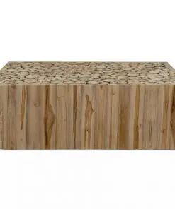 vidaXL Coffee Table Genuine Teak 90x50x35 cm