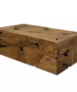 vidaXL Coffee Table 90x50x35 cm Genuine Teak Brown