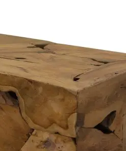 vidaXL Coffee Table 90x50x35 cm Genuine Teak Brown