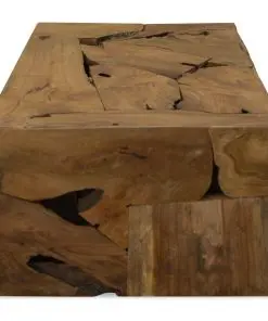 vidaXL Coffee Table 90x50x35 cm Genuine Teak Brown