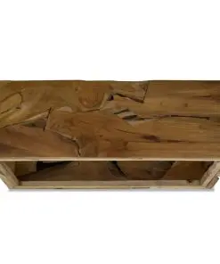 vidaXL Coffee Table 90x50x35 cm Genuine Teak Brown