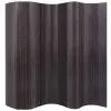 vidaXL Room Divider Bamboo Grey 250×165 cm