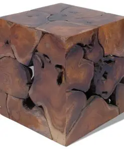 vidaXL Stools 2 pcs Solid Teak