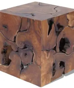 vidaXL Stools/Coffee Table Solid Teak