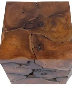 vidaXL Stools/Coffee Table Solid Teak