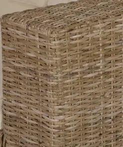 vidaXL 2-Seater and 3-Seater Sofa Set Real Rattan