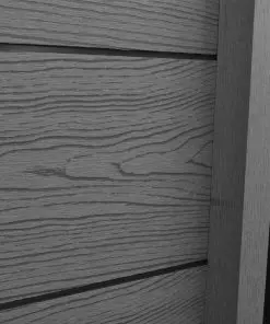 vidaXL Garden Fence Panels 2 pcs WPC 361 cm Grey