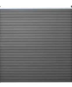 vidaXL Garden Fence Panels 3 pcs WPC 538 cm Grey