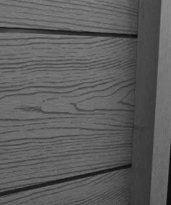 vidaXL Garden Fence Panels 3 pcs WPC 538 cm Grey