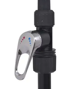 vidaXL Solar Shower 20 L Aluminium HDPE