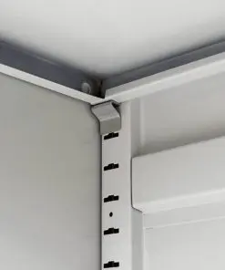 vidaXL Office Cabinet 90x40x140 cm Steel Grey