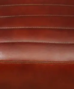 vidaXL Lounge Chair Brown Genuine Leather