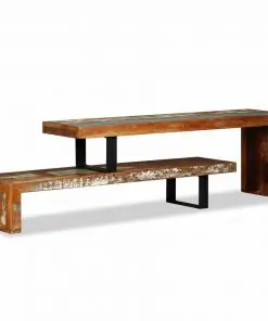 vidaXL TV Stand Solid Reclaimed Wood