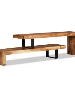 vidaXL TV Stand Solid Acacia Wood