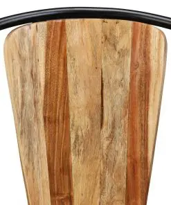 vidaXL Dining Chairs 2 pcs Solid Acacia Wood