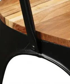 vidaXL Dining Chairs 2 pcs Solid Acacia Wood