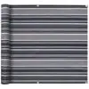 vidaXL Balcony Screen Oxford Fabric 90×400 cm Stripe Grey