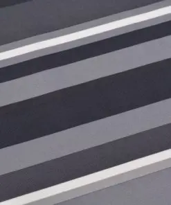 vidaXL Balcony Screen Oxford Fabric 90×600 cm Stripe Grey