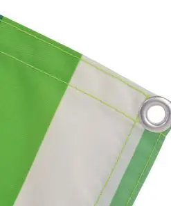 vidaXL Balcony Screen Oxford Fabric 75×600 cm Stripe Green