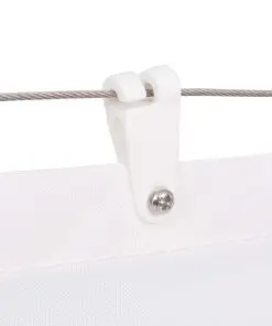 vidaXL Patio Awning Sunscreen Complete Set Oxford Fabric 140×270 cm