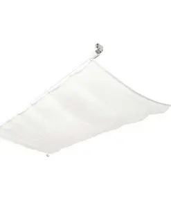 vidaXL Patio Awning Sunscreen Complete Set Oxford Fabric 140×420 cm