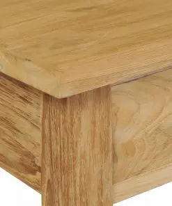 vidaXL Console Table Solid Teak 90x30x80 cm