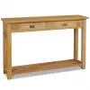 vidaXL Console Table Solid Teak 120x30x80 cm vidaXL Console Table Solid Teak 120x30x80 cm