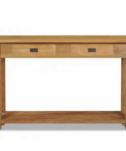 vidaXL Console Table Solid Teak 120x30x80 cm