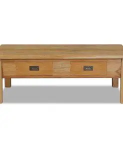 vidaXL Coffee Table Solid Teak 100x60x35 cm