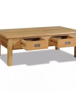 vidaXL Coffee Table Solid Teak 100x60x35 cm