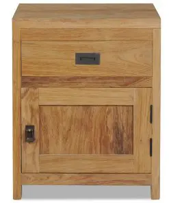 vidaXL Bedside Cabinet Solid Teak 40x30x50 cm